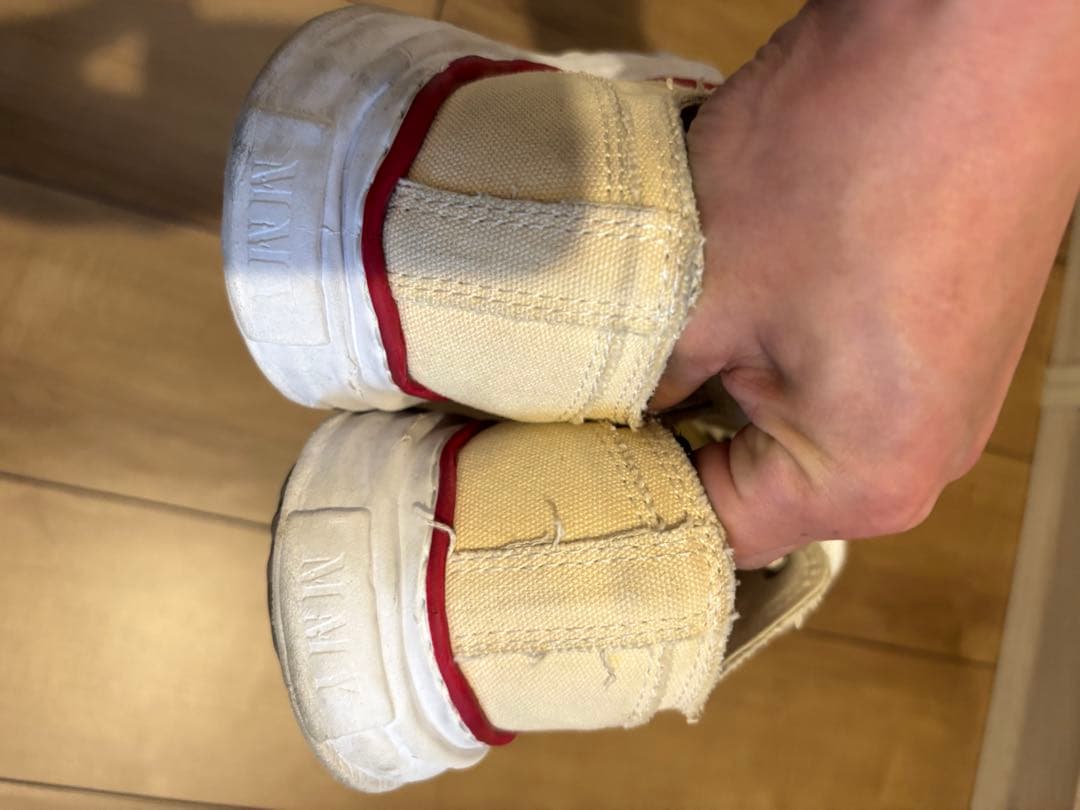 MMY ホワイト/レッド スニーカー