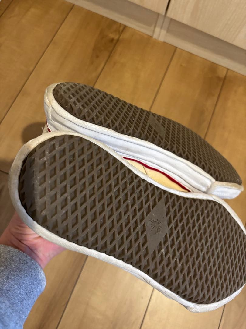 MMY ホワイト/レッド スニーカー