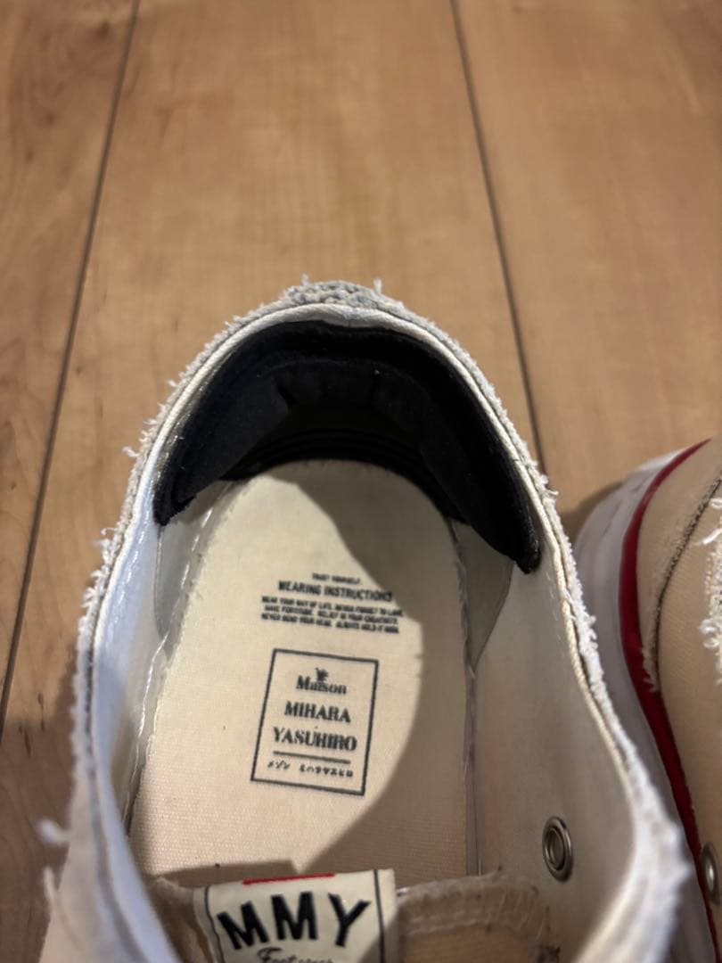 MMY ホワイト/レッド スニーカー