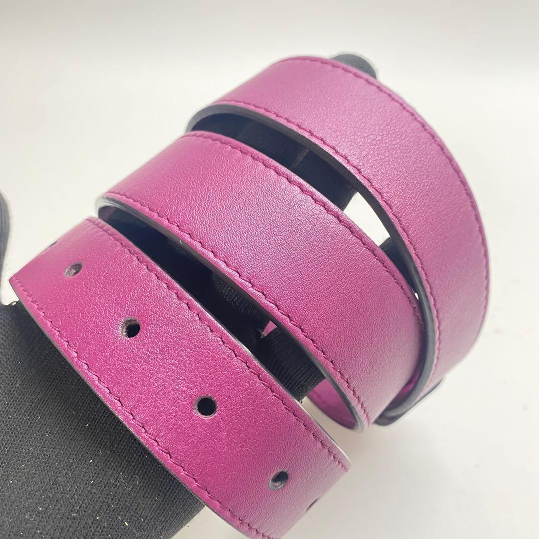 【美品】GUCCI マーモント ベロア ボディバッグ ウエストポーチ パープル