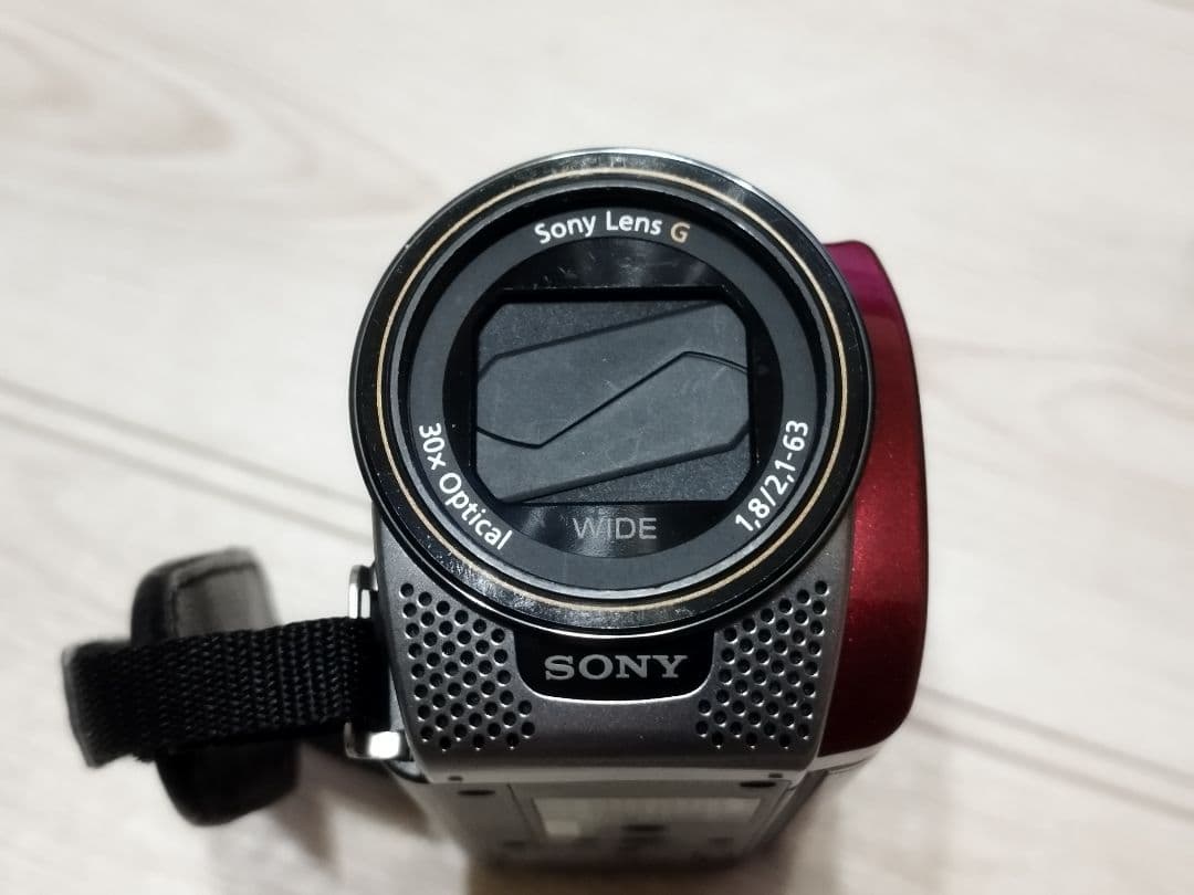 SONY HDR-CX180 ビデオカメラ ハンディカム レッド