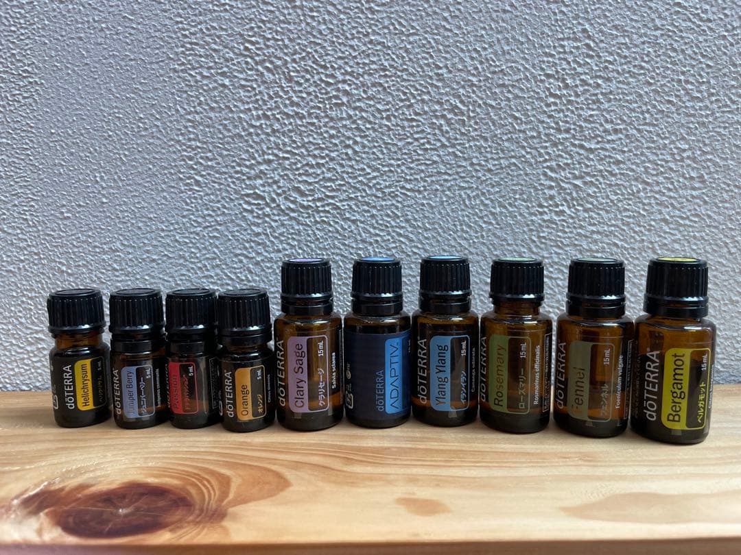 44本セット！　ドテラエッセンシャルオイル　開封済み　木箱のおまけ付き