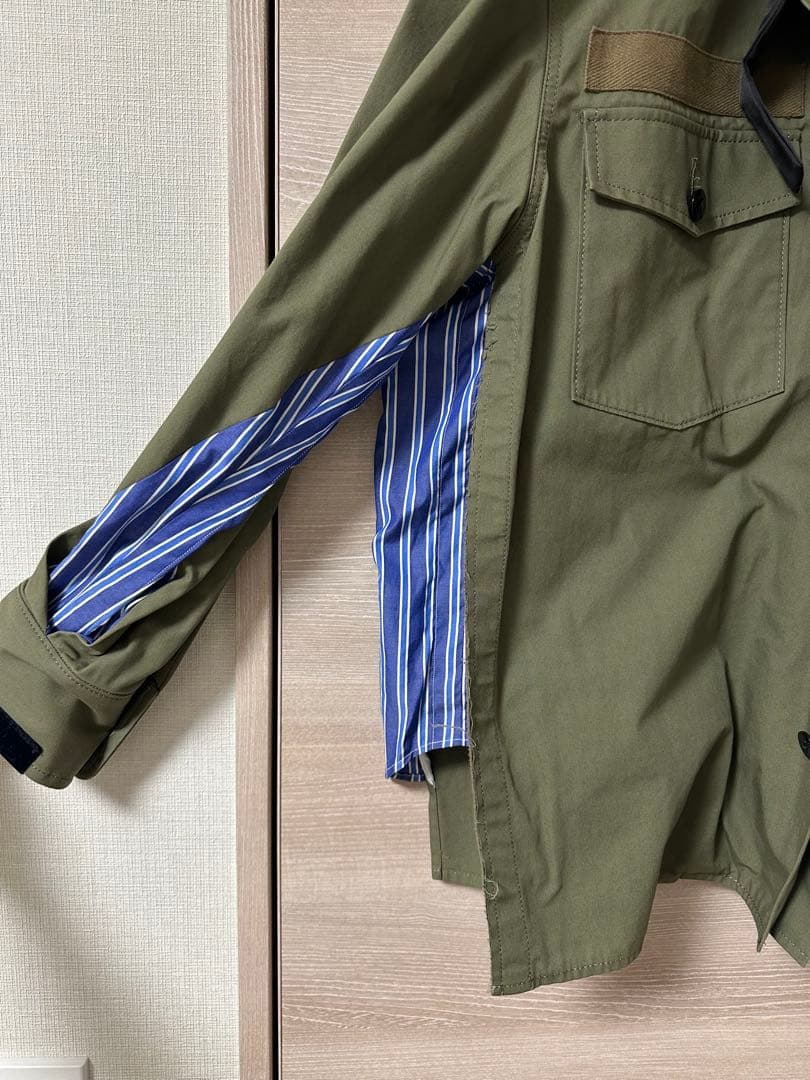 sacai ドッキングミリタリーシャツ