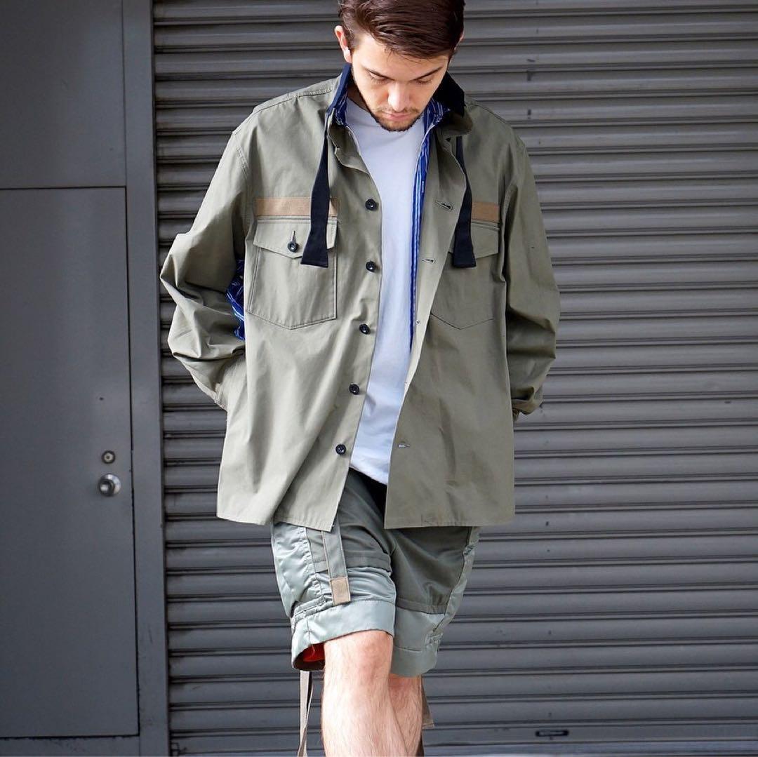 sacai ドッキングミリタリーシャツ