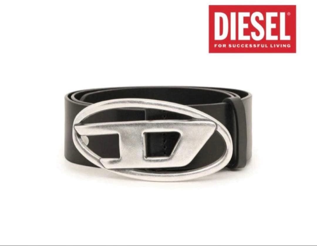 DIESEL 黒 ベルト正規品
