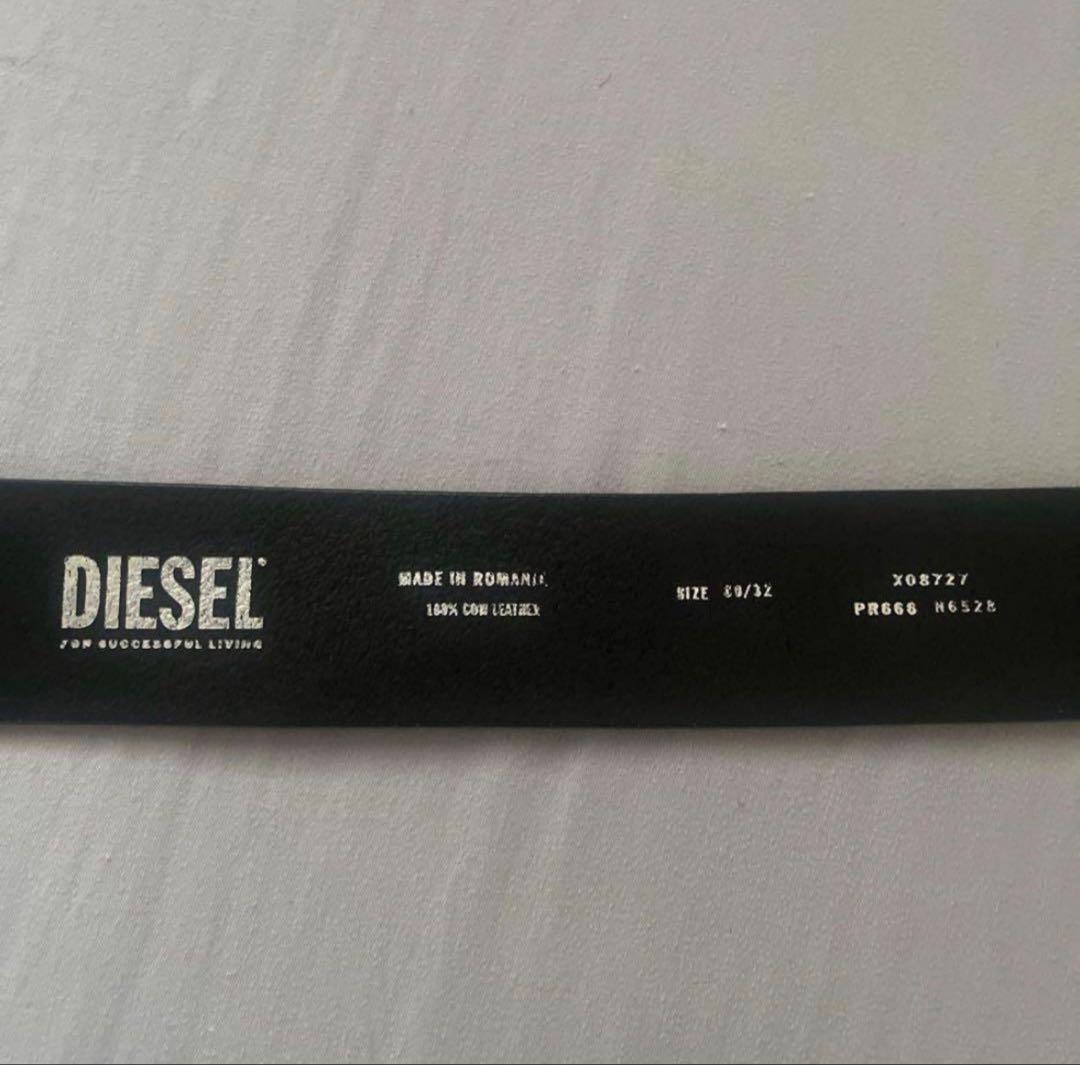 DIESEL 黒 ベルト正規品