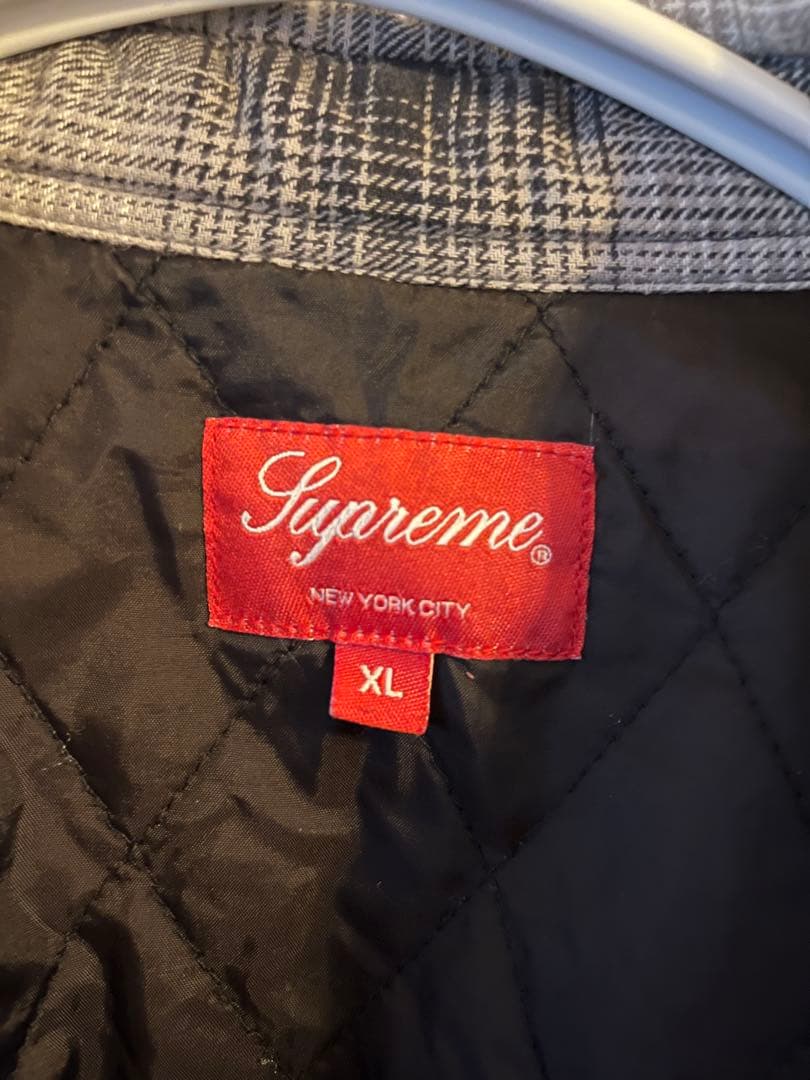 supreme フランネルシャツ　オンブレシャツ XL