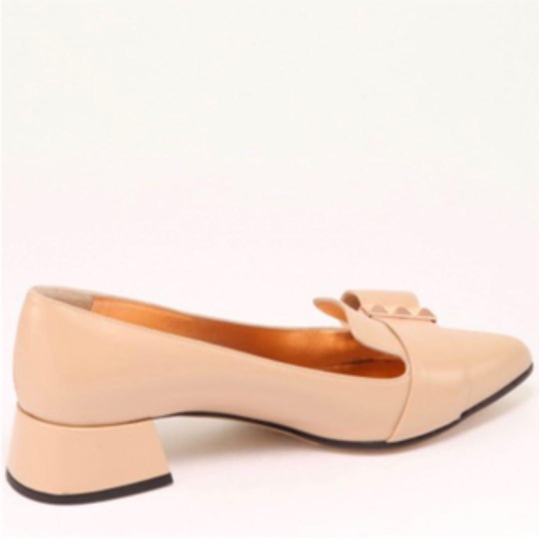 最終！新品イタリア製マックスマーラパンプスピンクベージュ24cm