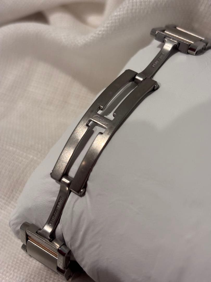 カルティエ 腕時計 タンクフランセーズシルバー 金K18PG コンビ11Pダイヤ