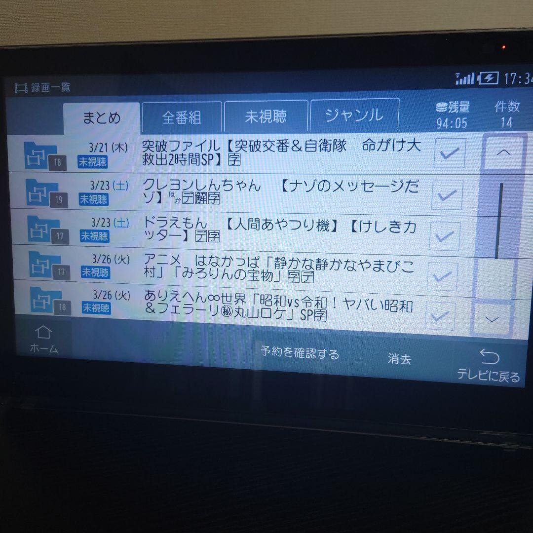 Panasonic プライベート・ビエラ UN-15T7