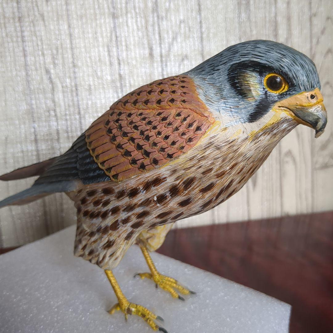 バードカービング　チョウゲンボウ