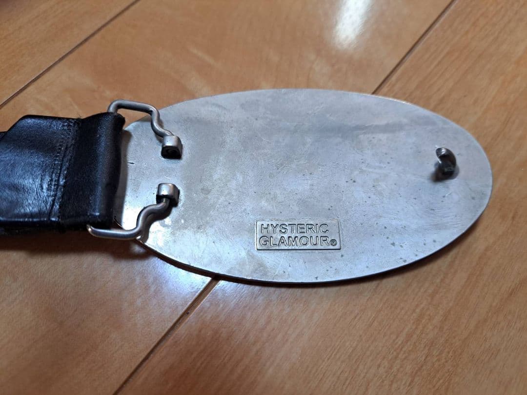 HYSTERIC GLAMOUR メタルバックル ベルト ホワイトバックル