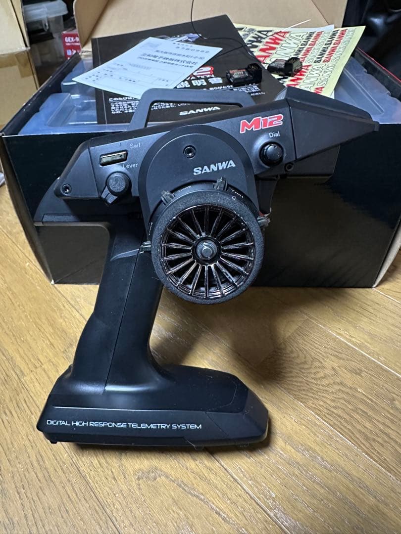 １日のみ使用　美品　サンワ　M12 RX-471×2個　Wレシーバーセット