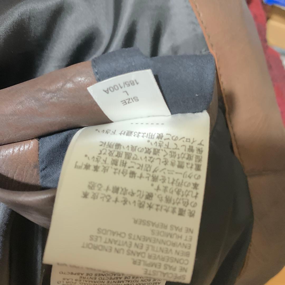 定価11万　未使用！ディーゼルレザージャケット茶色ブラウンライダースジャケット
