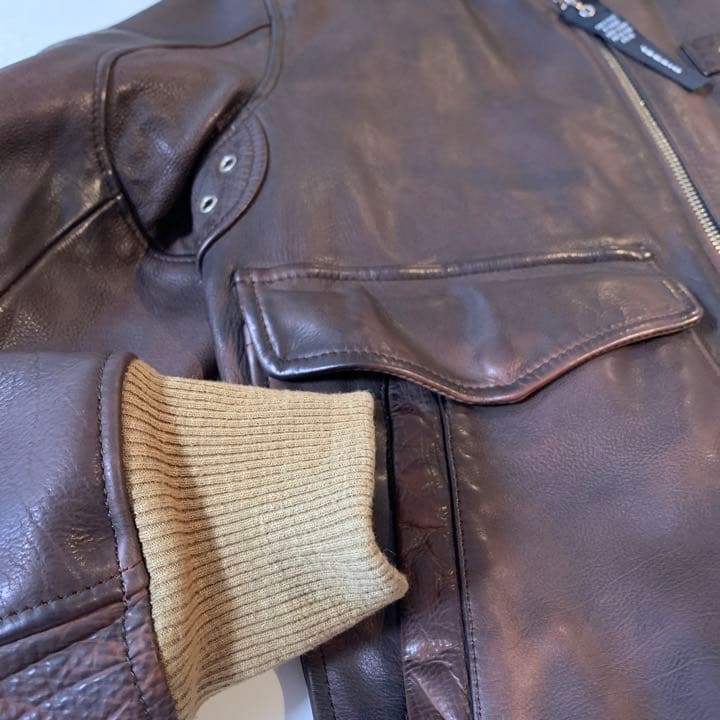 定価11万　未使用！ディーゼルレザージャケット茶色ブラウンライダースジャケット