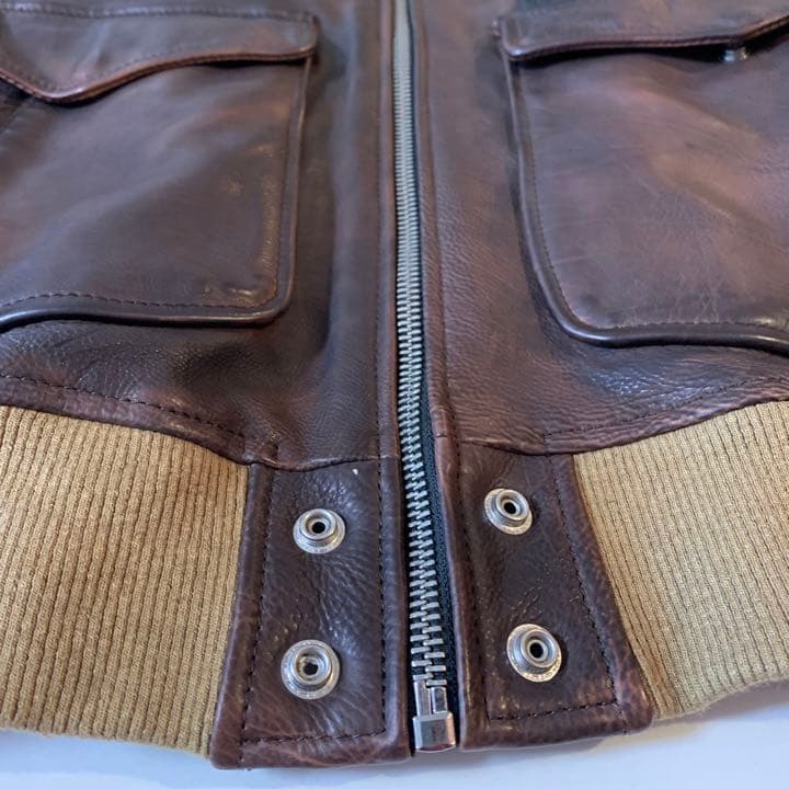 定価11万　未使用！ディーゼルレザージャケット茶色ブラウンライダースジャケット