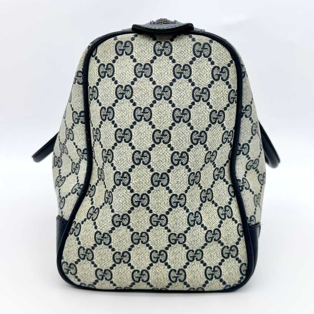 GUCCI グッチ ボストンバッグ GG PVC ネイビー シェリーライン
