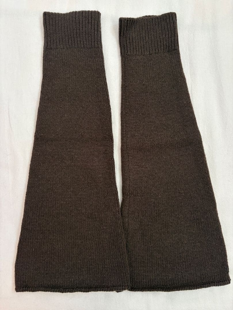 CARIAGGI レッグウォーマー カラーブラウン