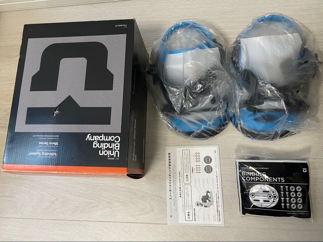 【美品】UNION FLITE PRO スノーボードビンディング 青