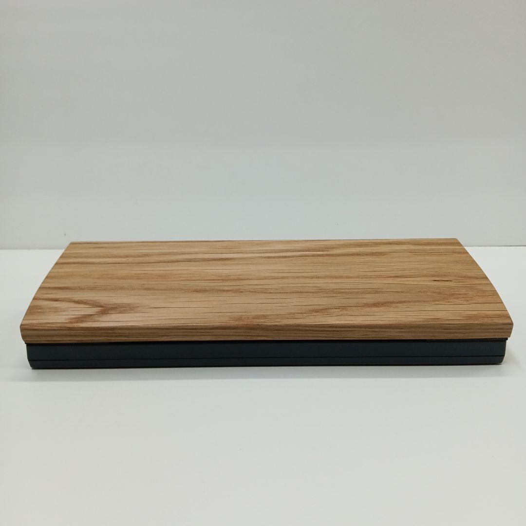 無垢材ホワイトオークHHKB用 手作りパームレスト兼キーボードルーフ オスモ