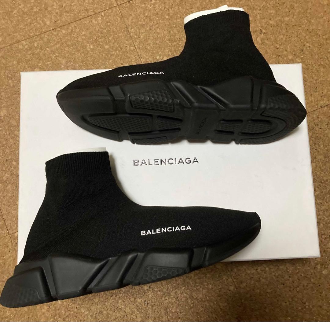 BALENCIAGA ブラック ハイカットスニーカー