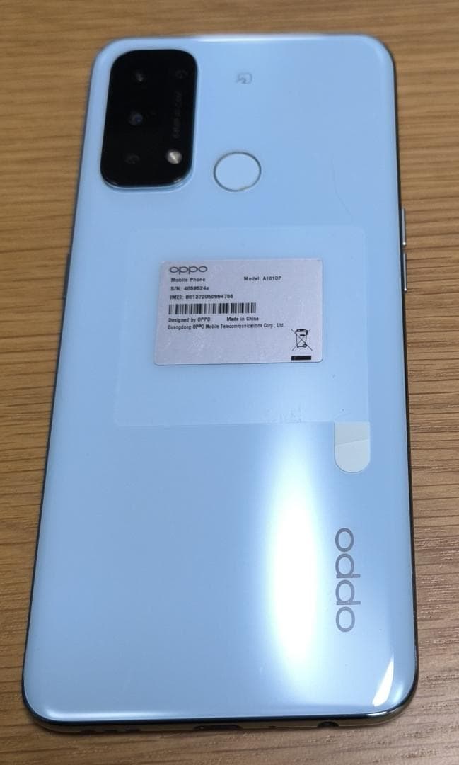 OPPO Reno5 A（A101OP）アイスブルー ケースおまけ