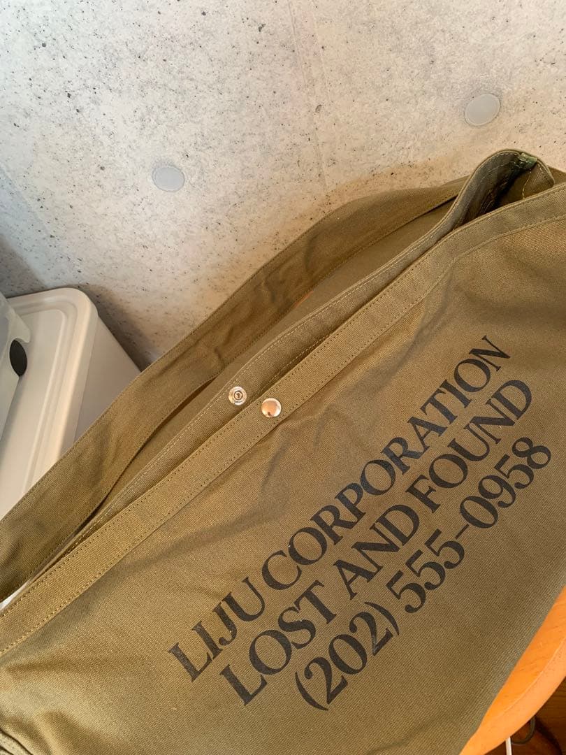 バッグ liju Canvas Sling Bag green