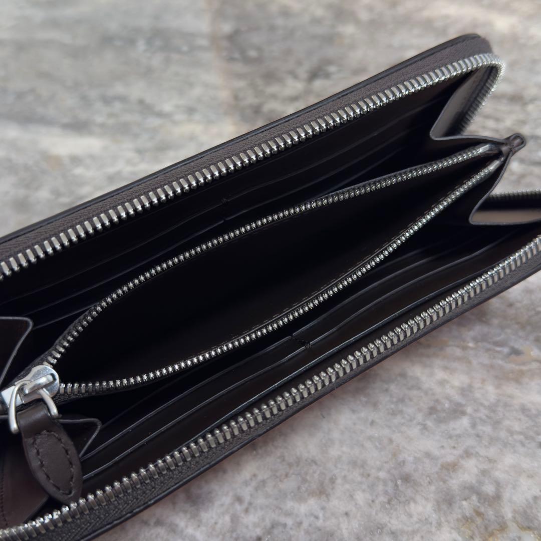 新品 定価22.4万円 ベルルッティ イタウバ スクリットレザー長財布 オレンジ