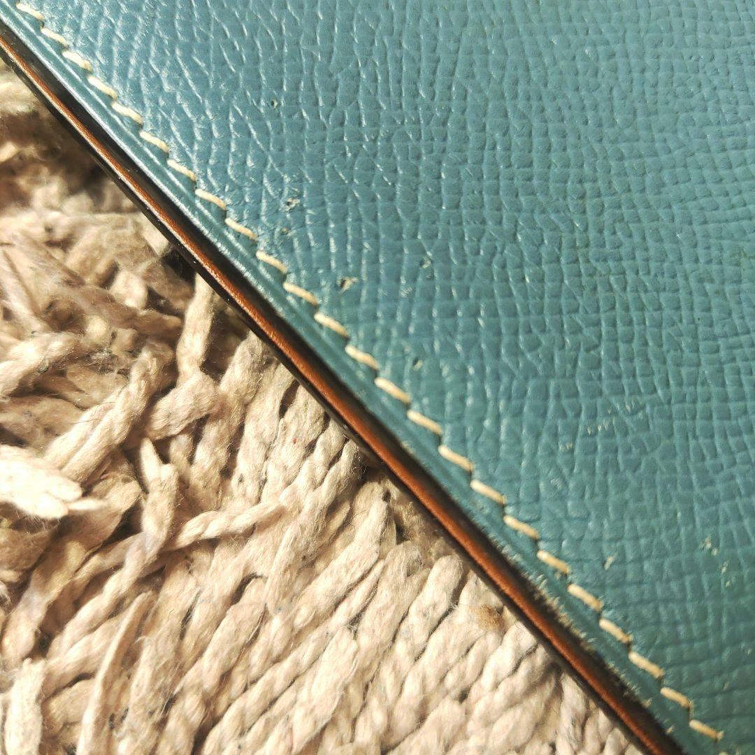 【A4サイズ】HERMES　エルメス　ノートカバー　メモパッド　ブルー