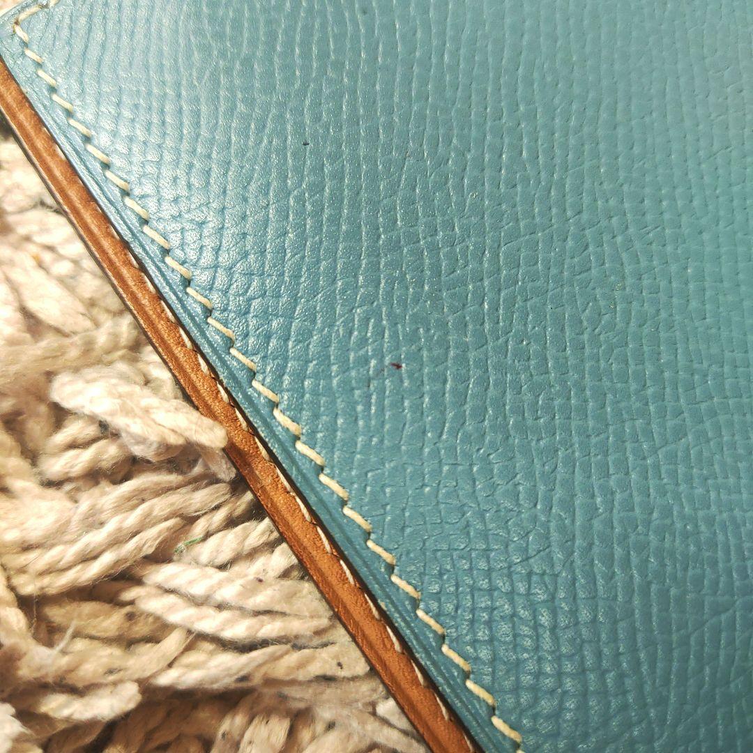 【A4サイズ】HERMES　エルメス　ノートカバー　メモパッド　ブルー