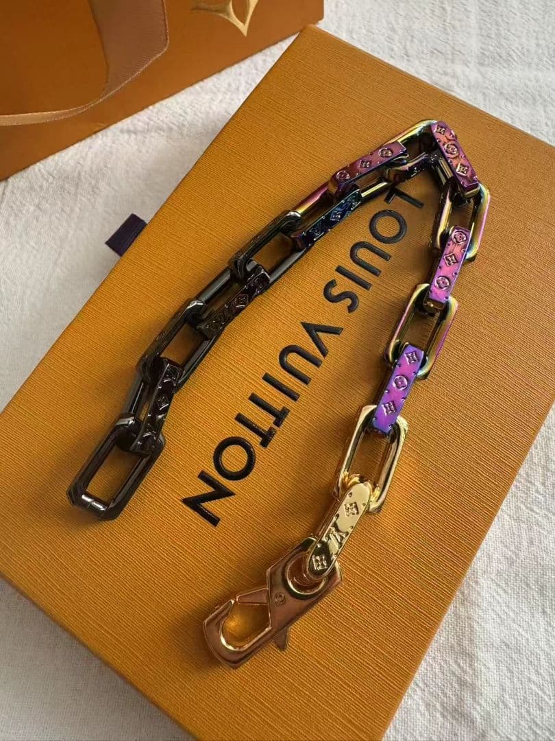 【箱つき極美品】 ブレスレット コリエ モノグラム チェーン