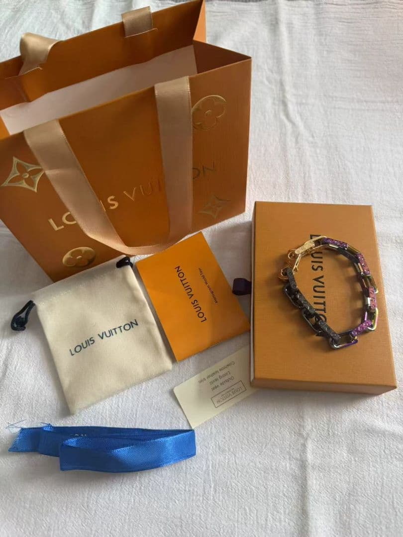 【箱つき極美品】 ブレスレット コリエ モノグラム チェーン