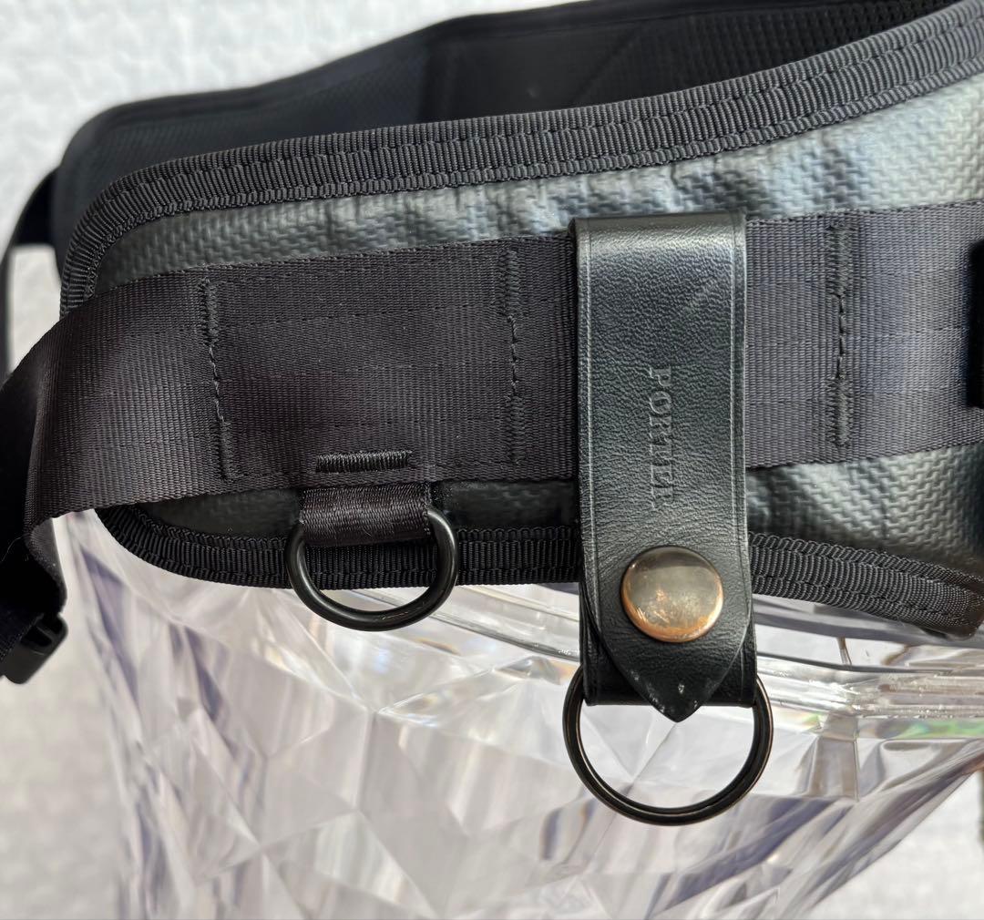 PORTER HEAT ウエストバッグ クロスバッグ 黒 吉田カバン