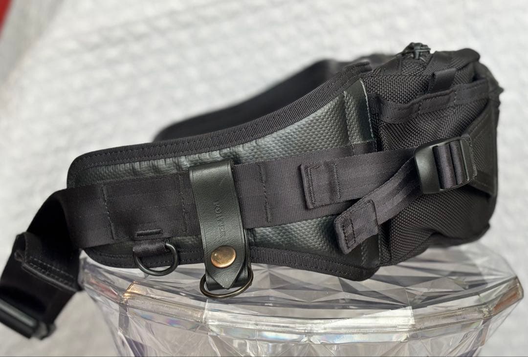 PORTER HEAT ウエストバッグ クロスバッグ 黒 吉田カバン