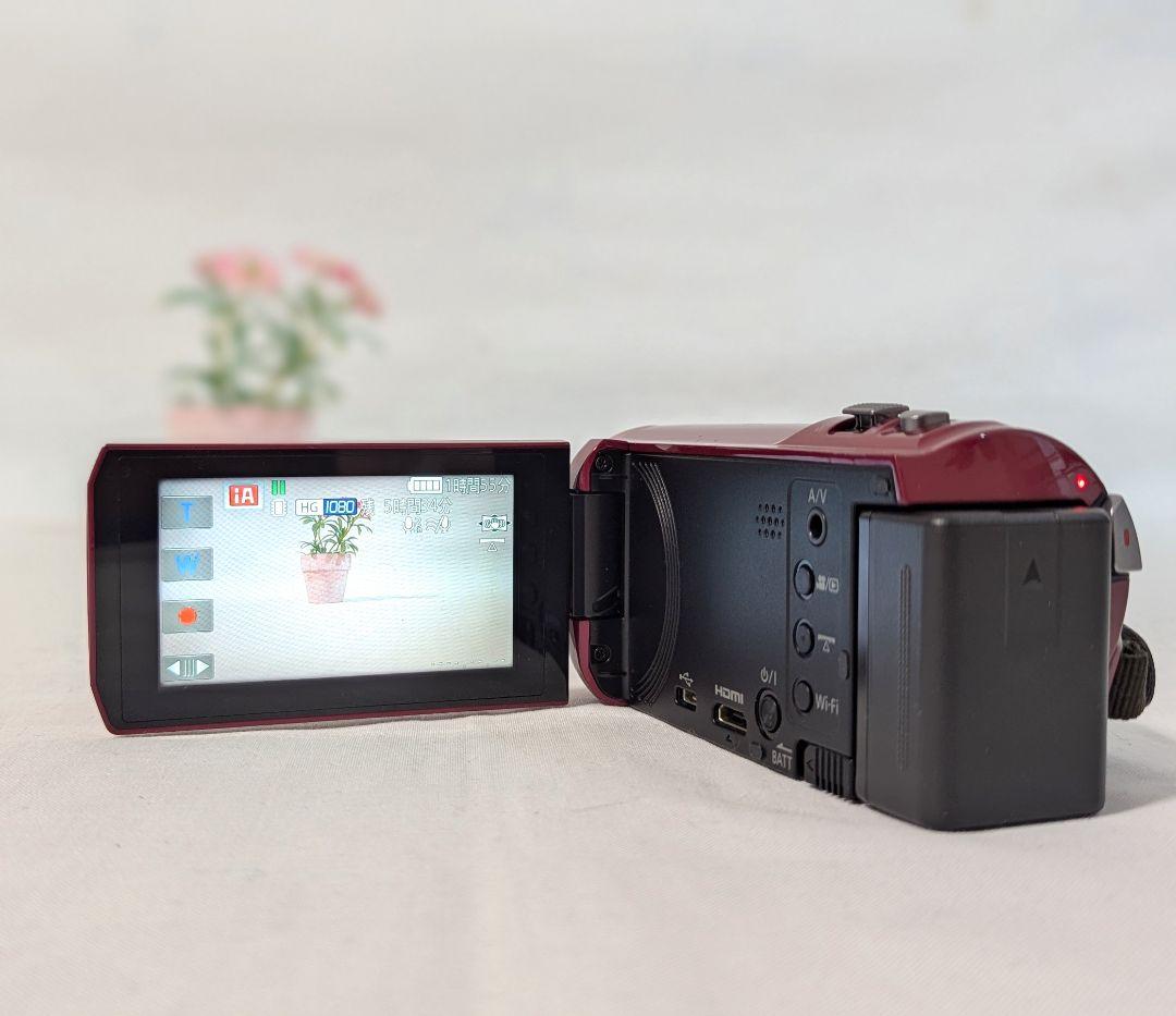 Panasonic HC-V550M-R ビデオカメラ 32GB レッド