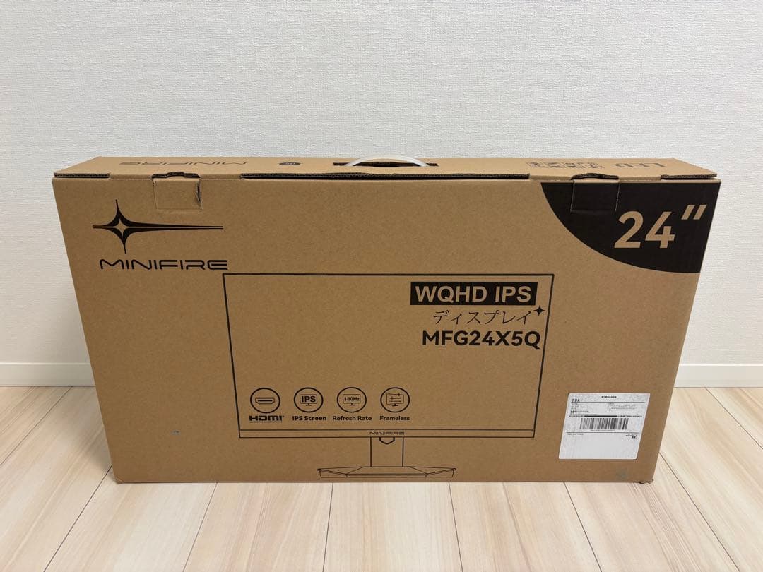 MINIFIRE 24インチ 180Hz WQHD IPSディスプレイ モニター