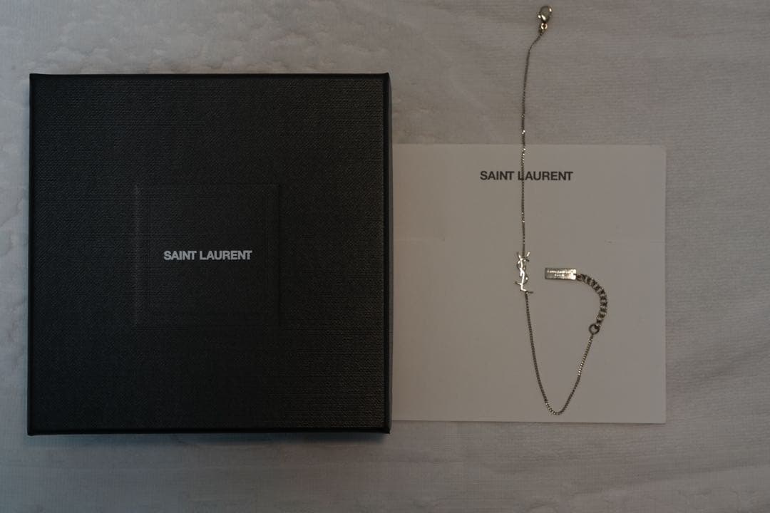 SAINT LAURENT YSLロゴ チェーンブレスレット