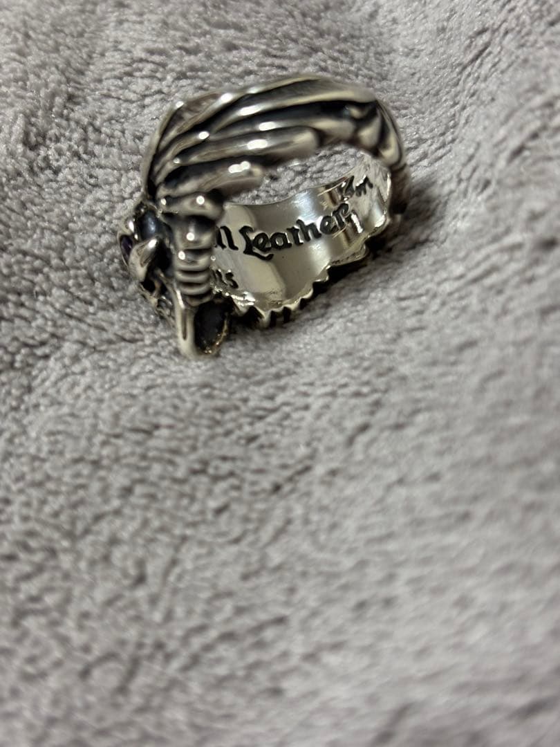 Bill Wall Leather スカルリング 美品