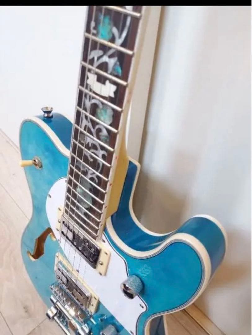 ZEUWI エレキギター ターコイズ