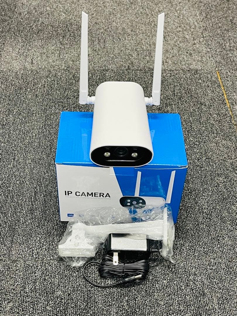 ワイヤレス防犯カメラ4台セット 10.1インチLCDモニター暗視撮影 H.265