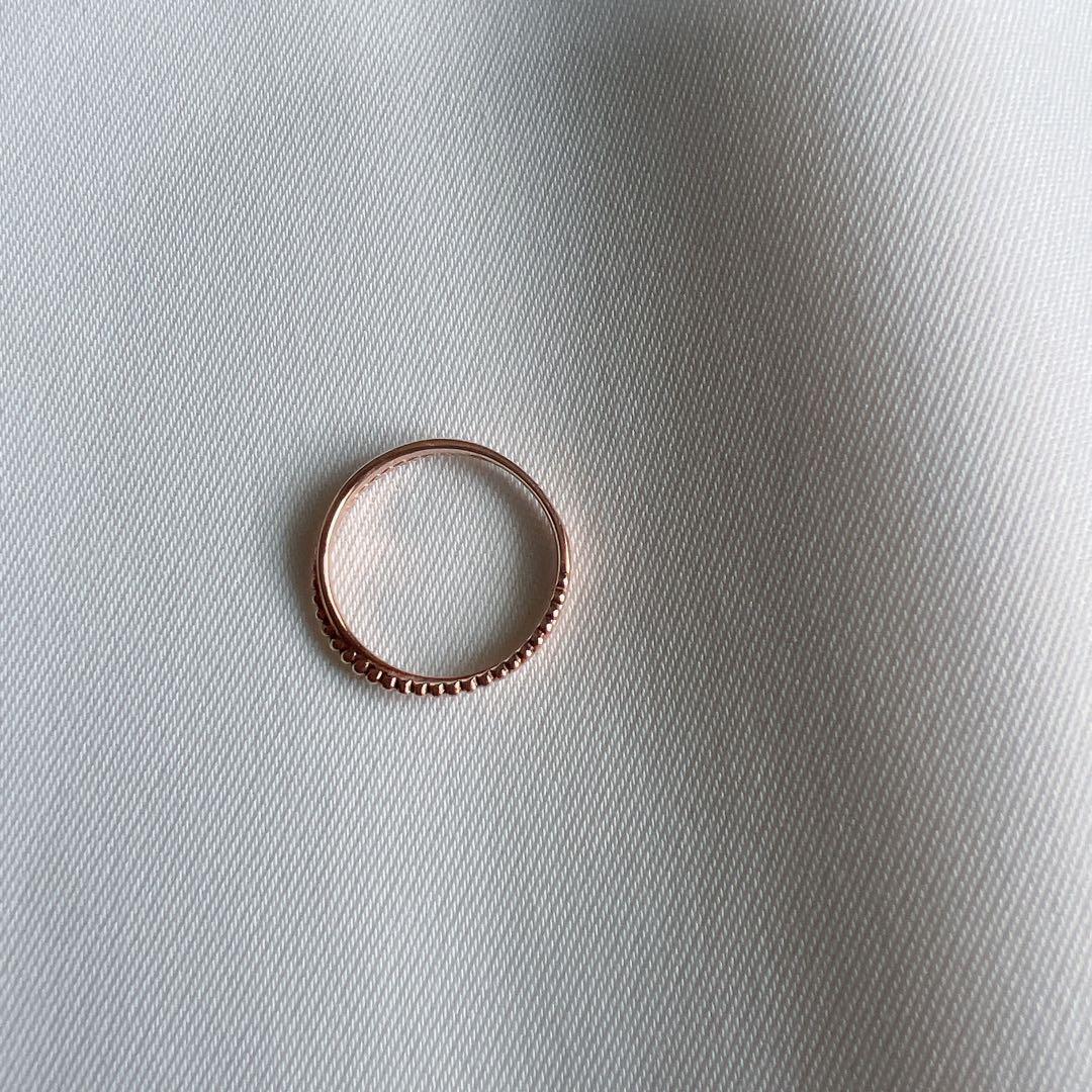 festariaフェスタリア指輪リング　ピンキーリング　K10ピンクゴールド5号