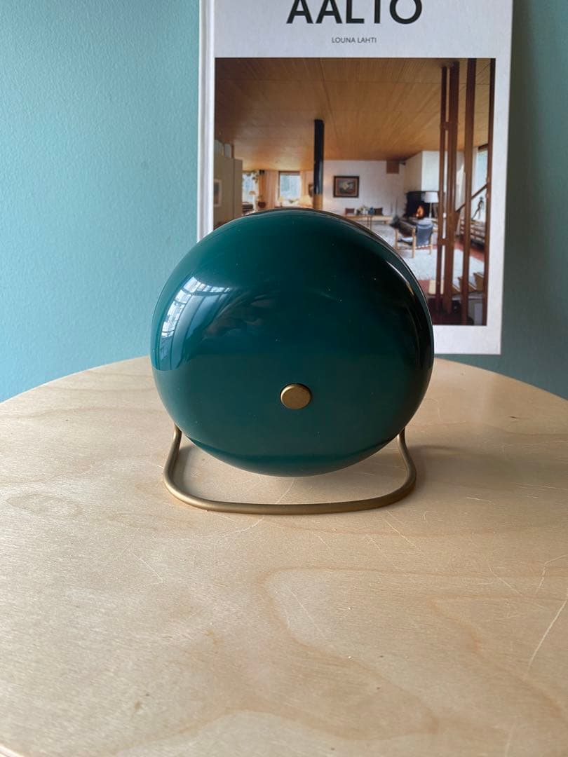 ARNE JACOBSEN テーブルクロック STATION レーシンググリーン