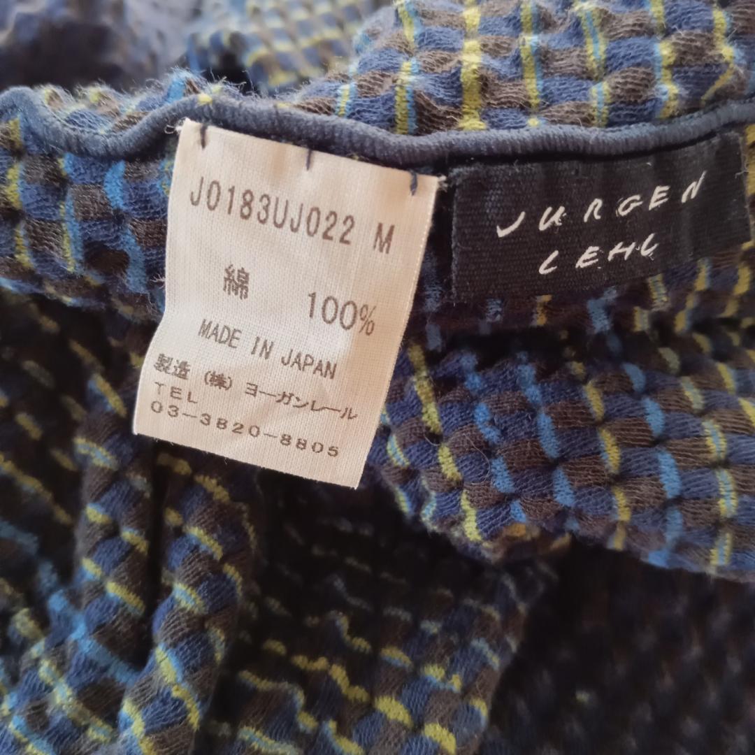 JURGEN LEHL ヨーガンレール コットンカーディガン　日本製 X4506