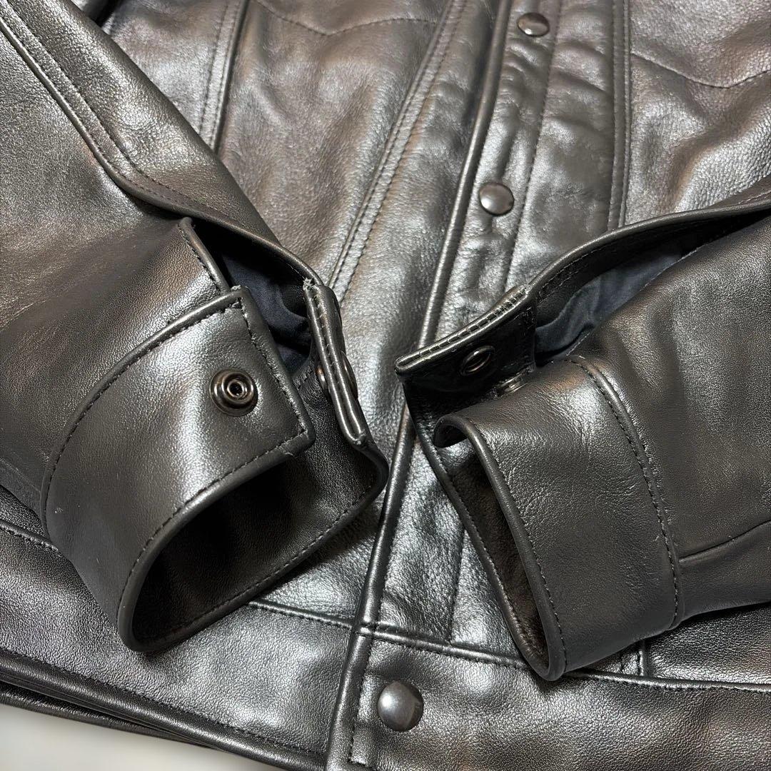 バンソン DJCB 34 レザー トラッカージャケット サードタイプ