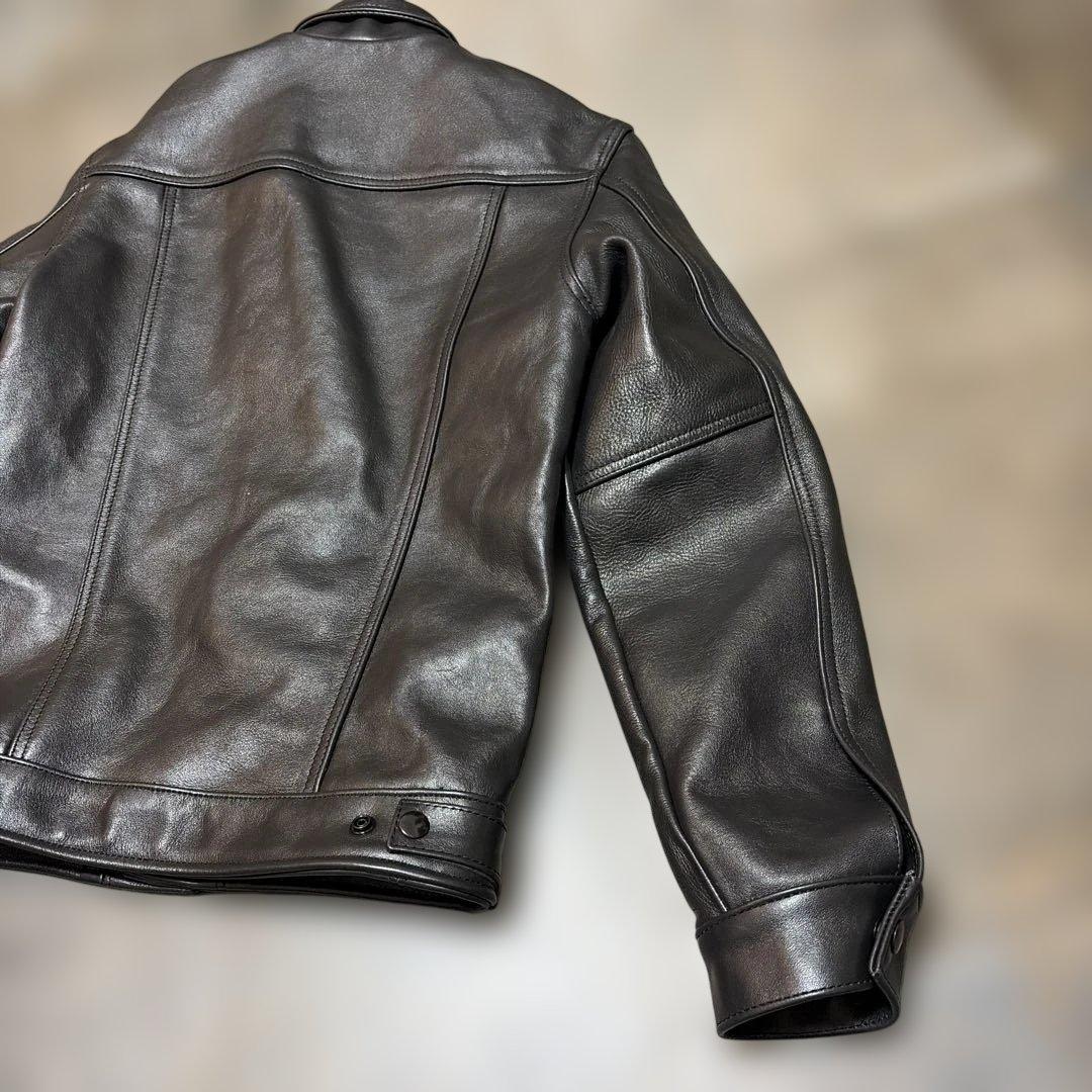 バンソン DJCB 34 レザー トラッカージャケット サードタイプ