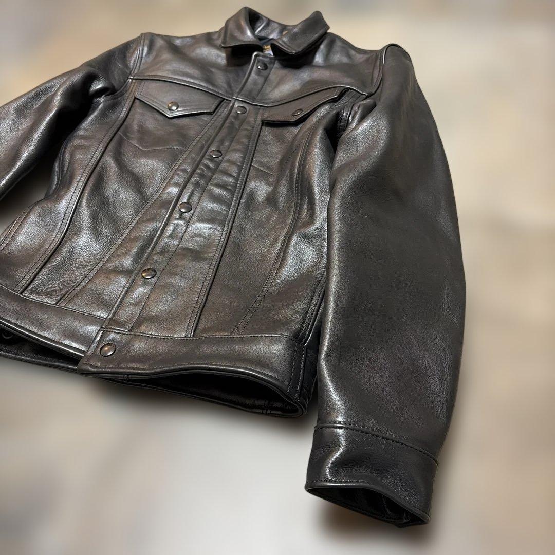 バンソン DJCB 34 レザー トラッカージャケット サードタイプ