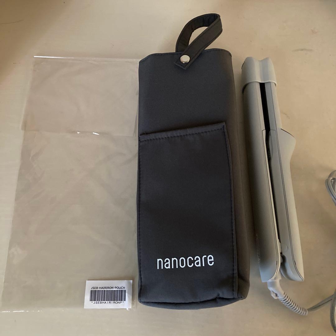 Panasonic ナノケア ストレートヘアアイロ（ミストグレー）専用耐熱収納付