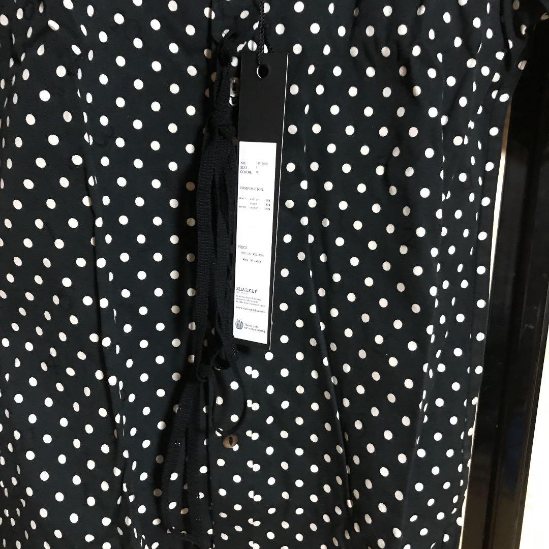 シャリーフ　ドット半袖シャツ