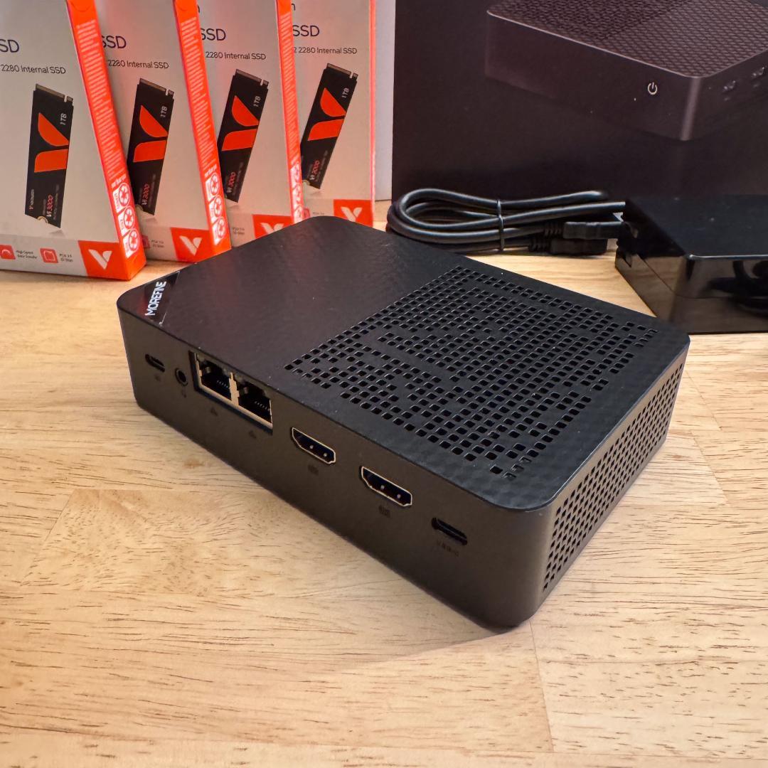 ミニPC MOREFINE M10S MINI NAS N150 - 4TB NVME