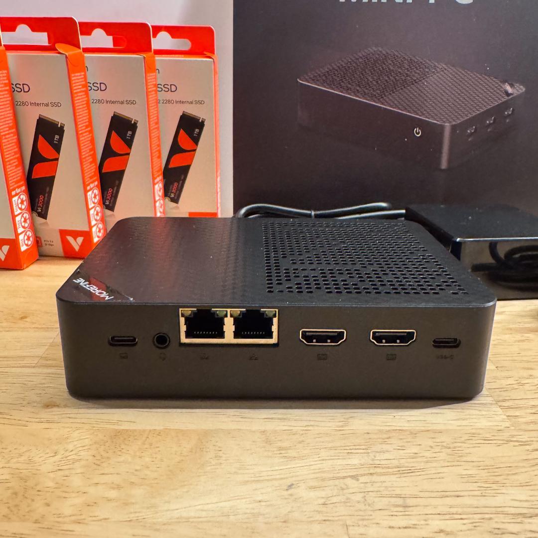 ミニPC MOREFINE M10S MINI NAS N150 - 4TB NVME